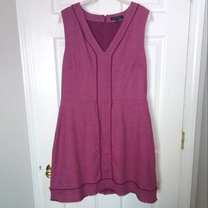 Banana Republic pink wool blend dress
